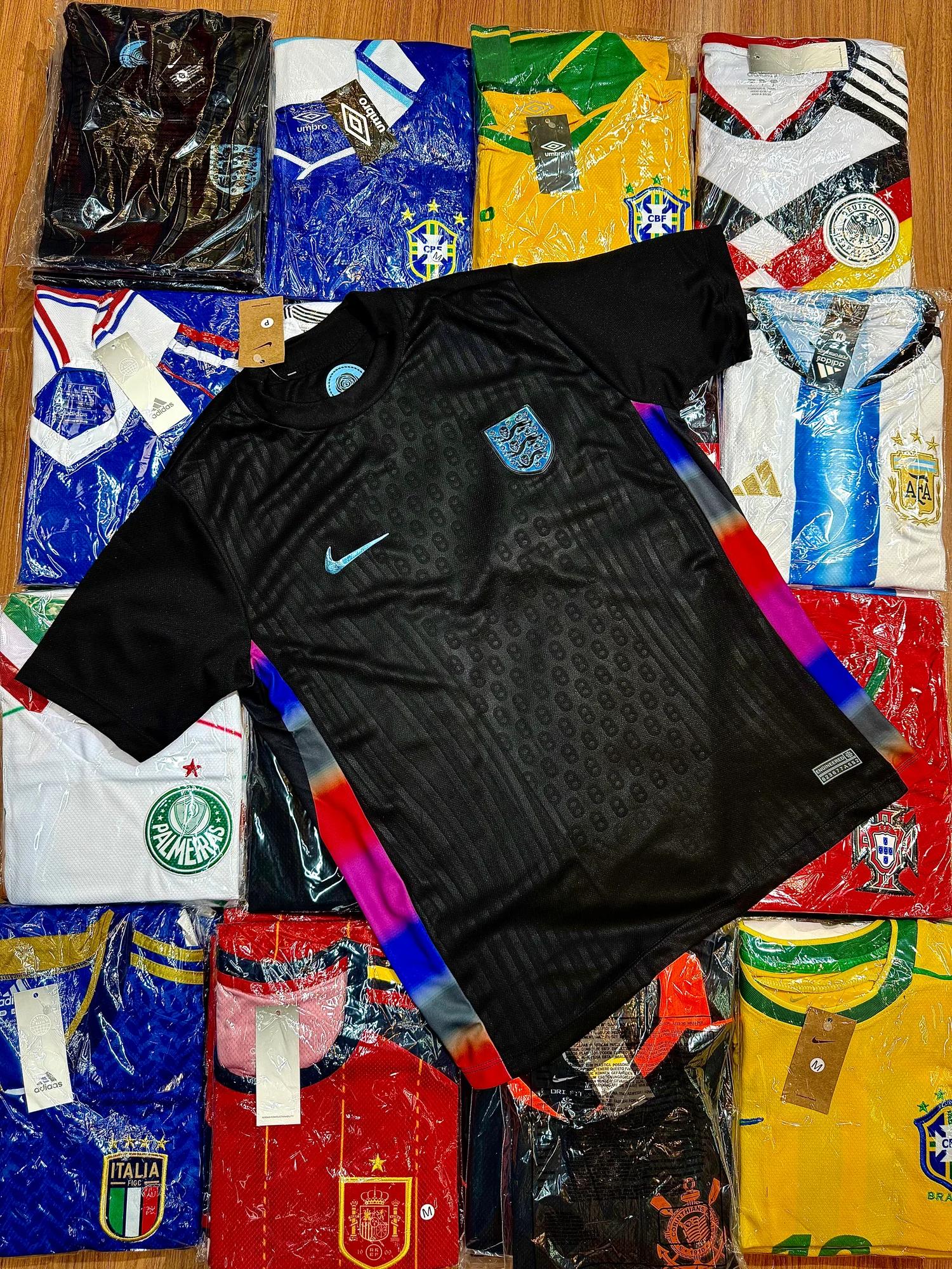 CAMISA DE TIME - INGLATERRA PRETA 